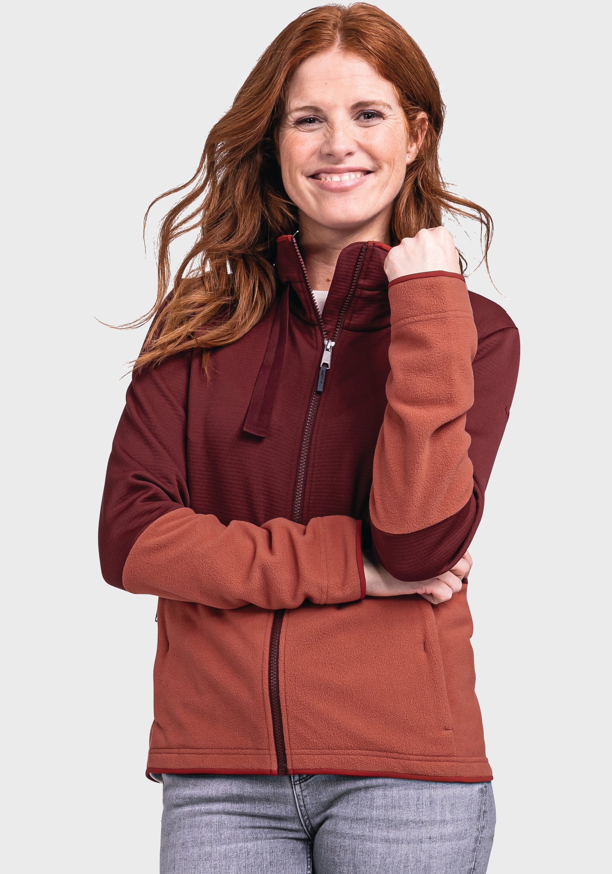 Schöffel Fleecejacke Fleece Jacket rot L Pelham