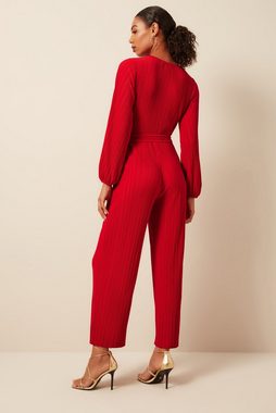 Next Jumpsuit Plissierter Overall mit langen Ärmeln (1-tlg)