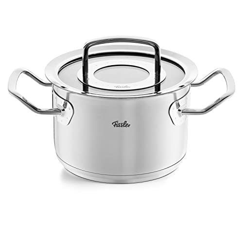 Fissler Topf-Set Original-Profi Collection®, Edelstahl 18/10 (Set, 5-tlg., Kochtopf 16/20/24 + Bratentopf 20cm + Stielkasserolle 16cm oD), Made in Germany