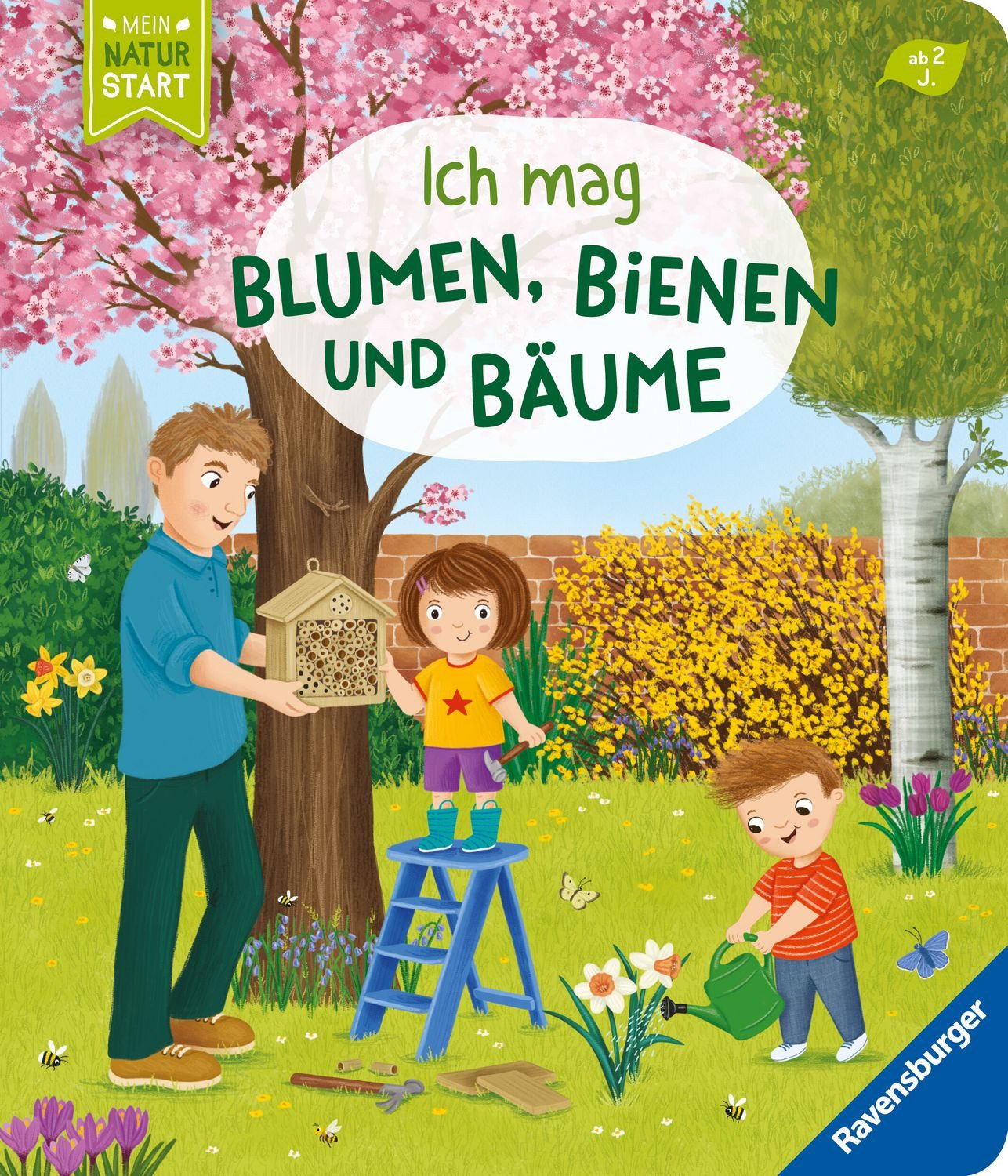 Kinderbuch Ich mag Blumen, Bienen und Bäume Sandra Grimm