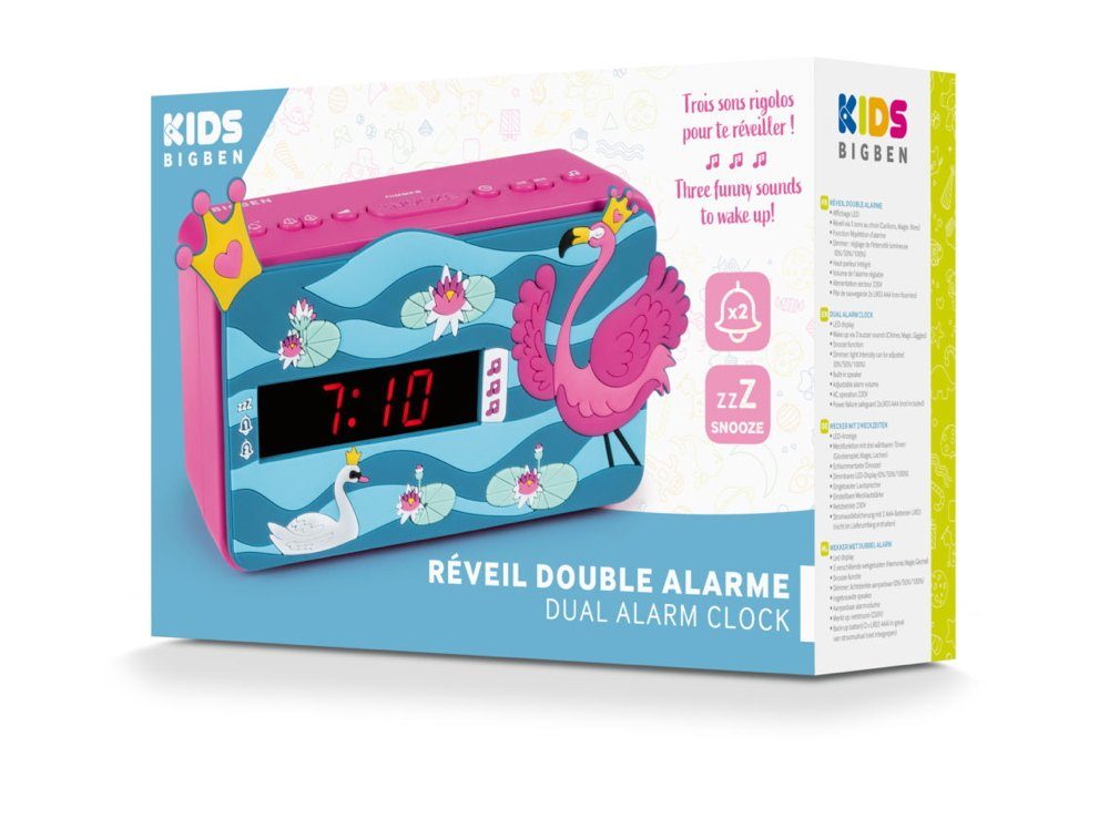 BigBen Kinderwecker Bigben Wecker Kids R15 Princess 3D Dekor AU385236