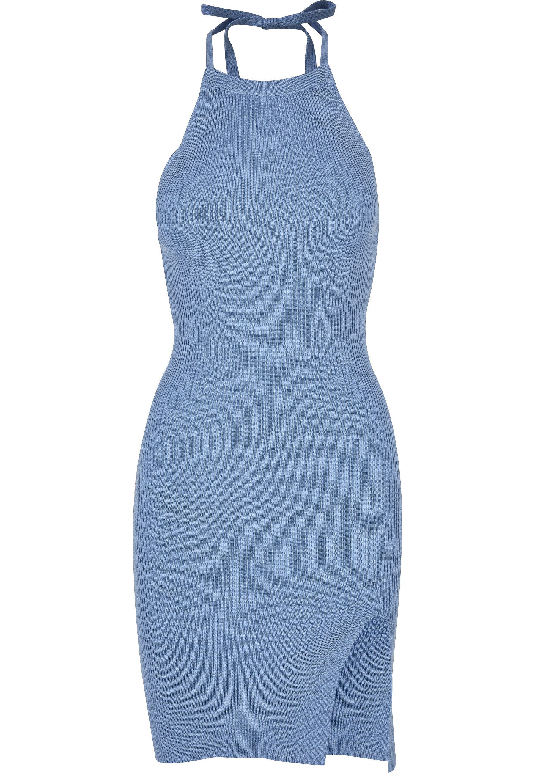 URBAN CLASSICS Shirtkleid Urban Classics Damen Ladies Rib Knit Neckholder Dress (1-tlg)