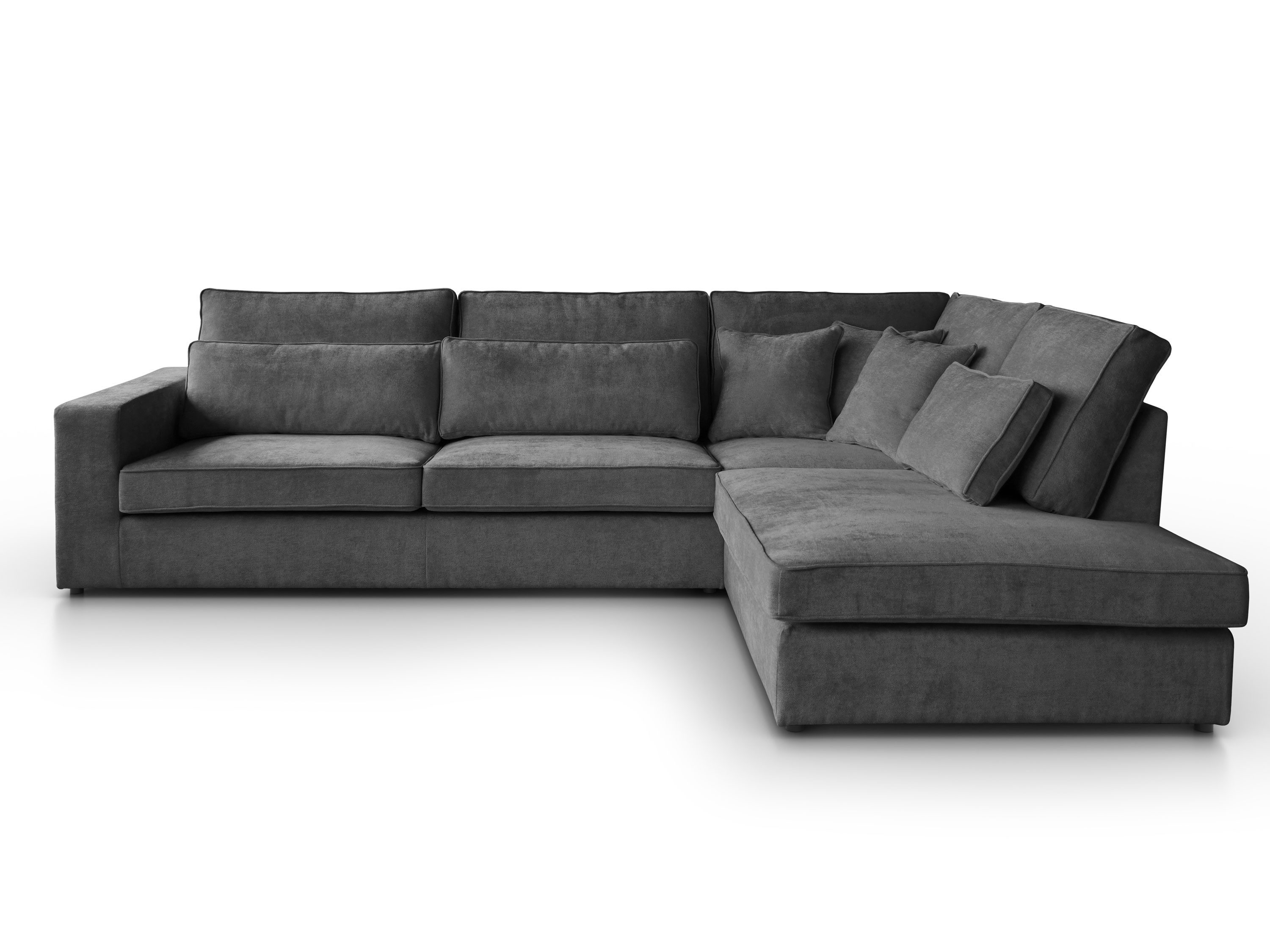 Beautysofa Ecksofa mit dekorativen Kissen PARMA, günstig online kaufen