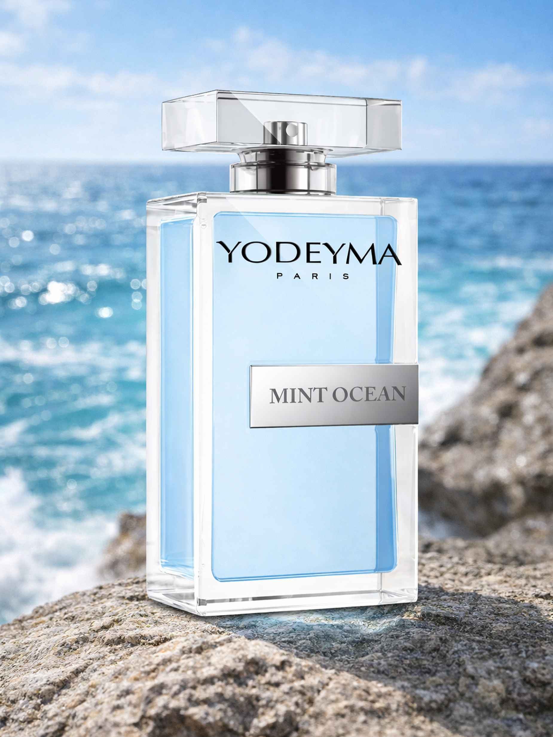 YODEYMA Eau de Parfum Parfum Mint Ocean (100 ml) aromatisch, zitrischer Duft für Herren, reichhaltig