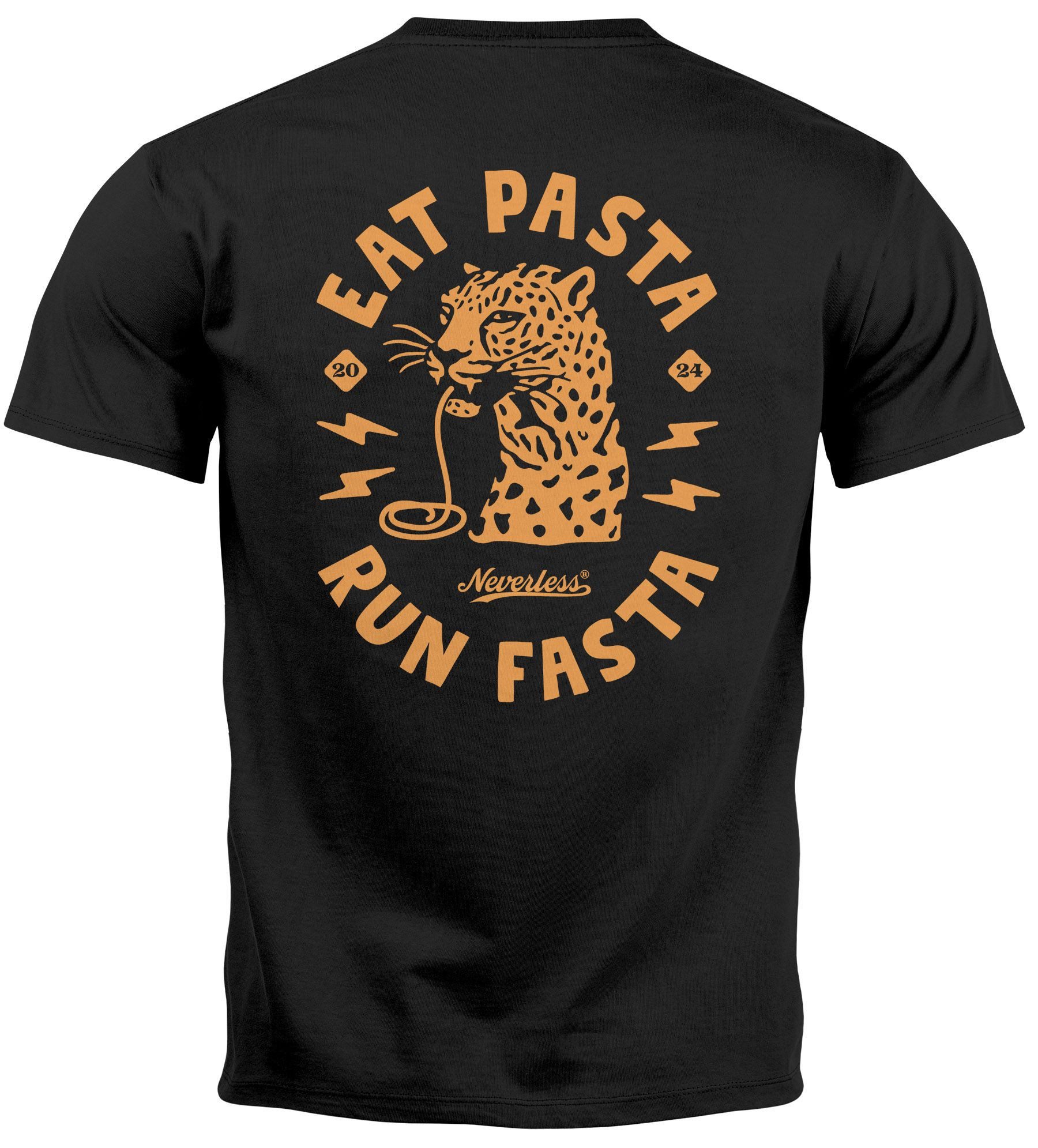 Neverless Print-Shirt Herren T-Shirt Backprint Aufdruck günstig online kaufen