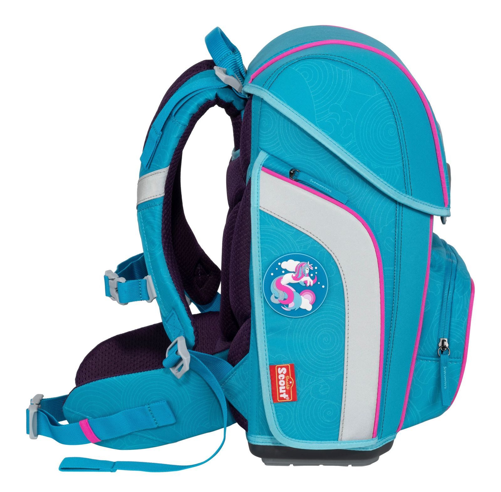 Scout Schulranzen Genius Set 4-teilig (Set, 4-tlg)