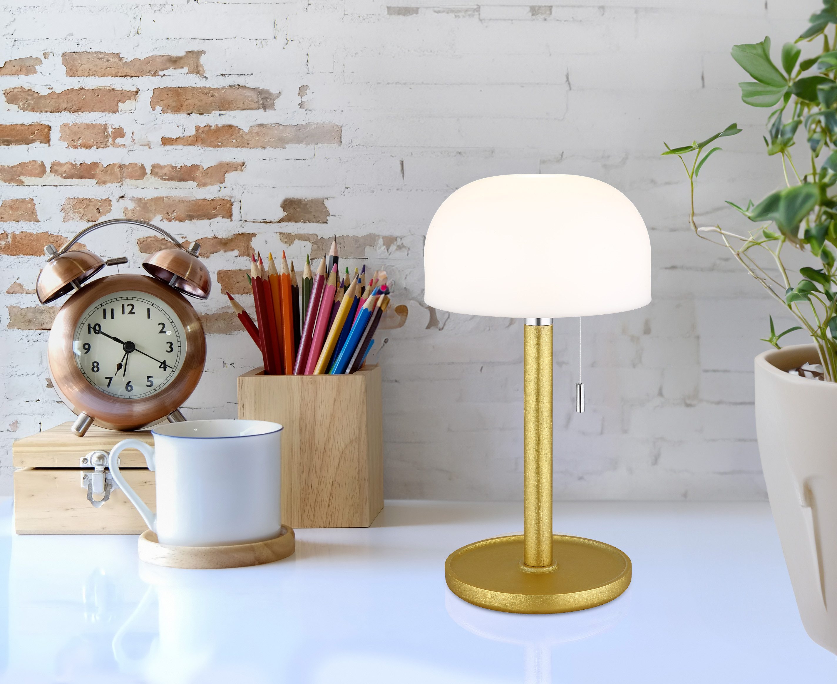 GLOBO LIGHTING LED Tischleuchte NORMAN, mehrere Helligkeitsstufen, LED fest günstig online kaufen