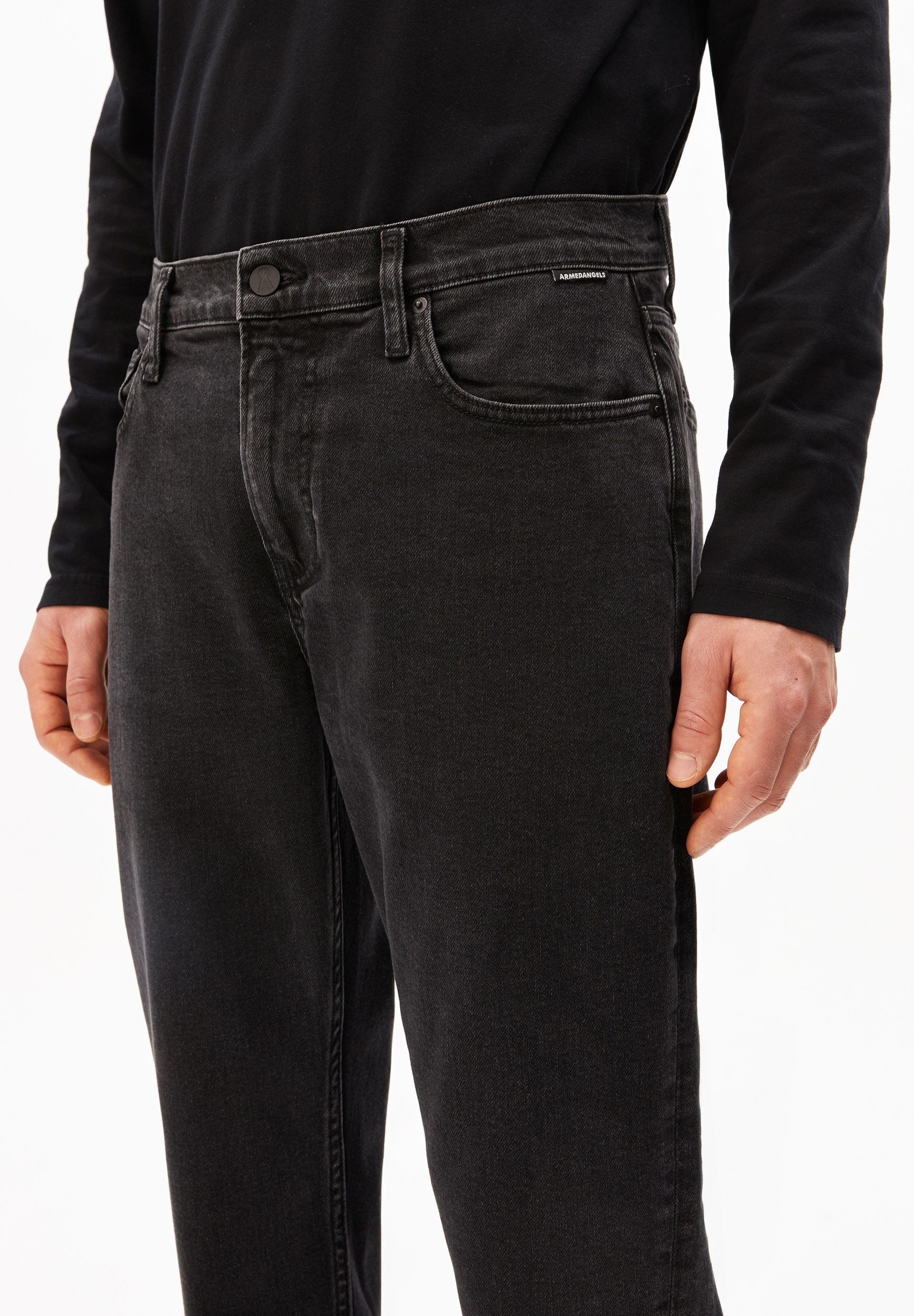 Armedangels Tapered-fit-Jeans AARJO TARPA Tapered Fit Jeans (Comfort-Stretch, Regular Fit) Mid waist