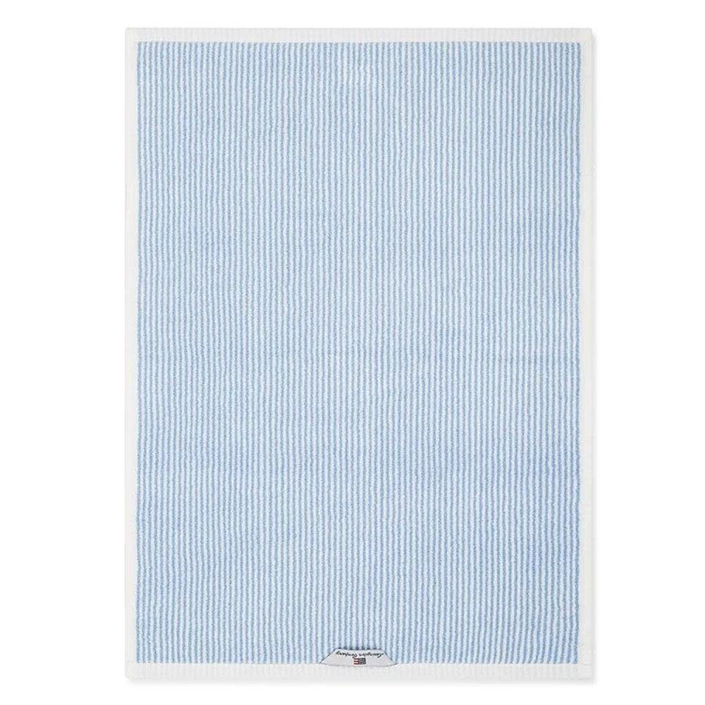 Lexington Badetücher Handtuch Original Weiß Blau gestreift (50x100cm)