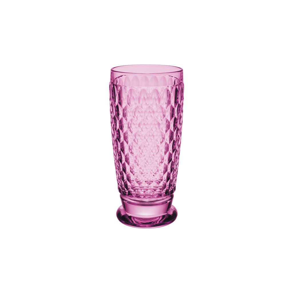 Villeroy & Boch Longdrinkglas Boston Berry Longdrinkglas, 300 ml, rosa, Glas