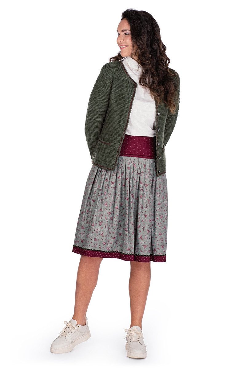 Hammerschmid Trachtenstrickjacke Trachten Strickjacke - TYROL - olivgrün günstig online kaufen