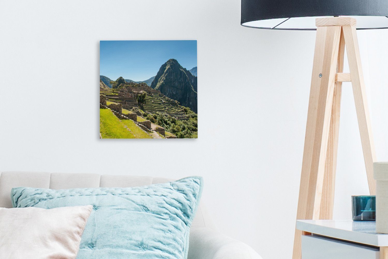 Leinwandbild Leinwand Schlafzimmer Sonne (1 - Wohnzimmer für - Picchu, St), Peru Machu Bilder OneMillionCanvasses®