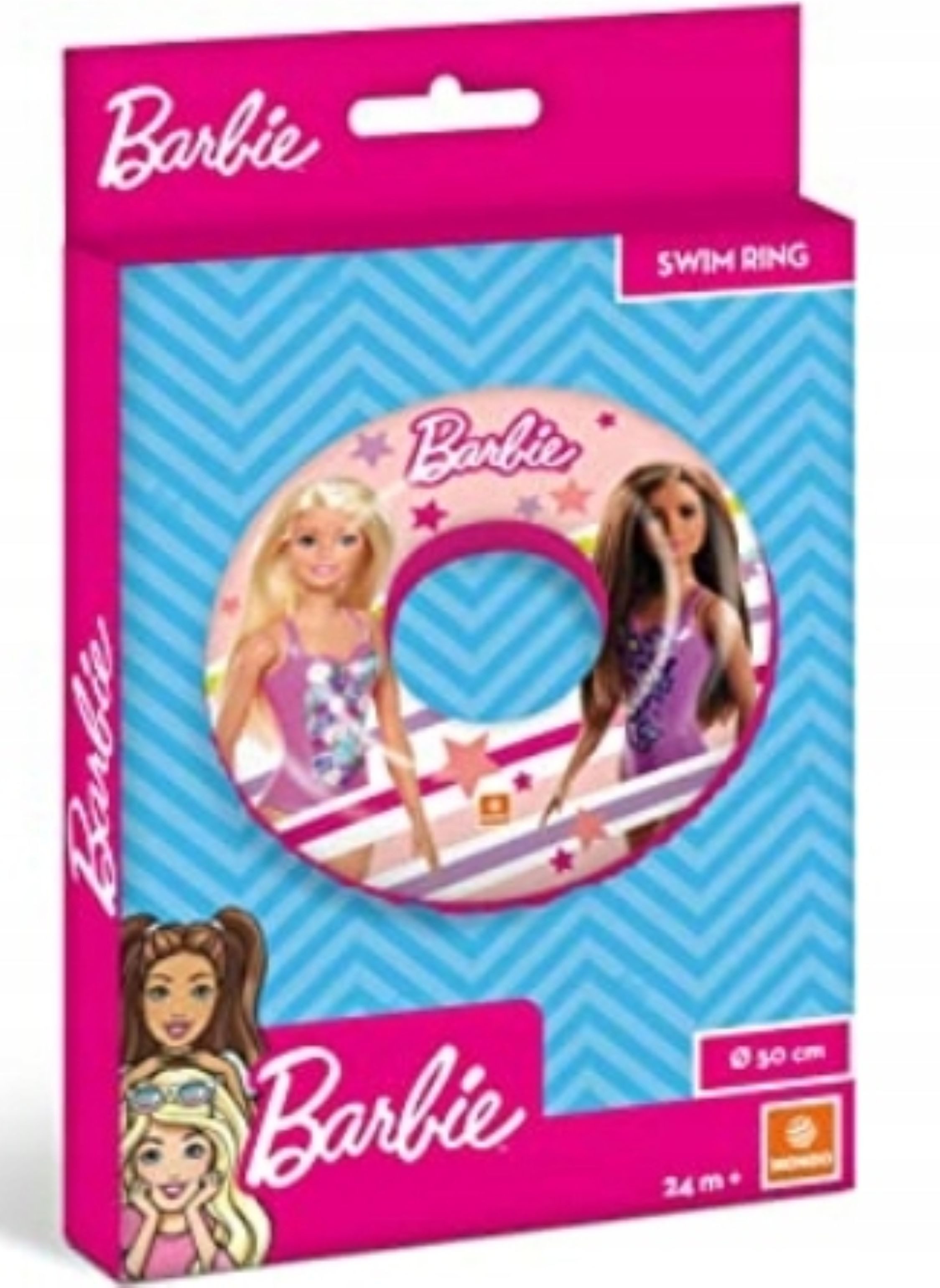 Mondo Schwimmring Mondo Barbie Schwimmring 50 cm Pink Kinder Schwimmhilfe (1-tlg)