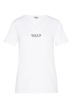 SOCCX V-Shirt aus Baumwolle