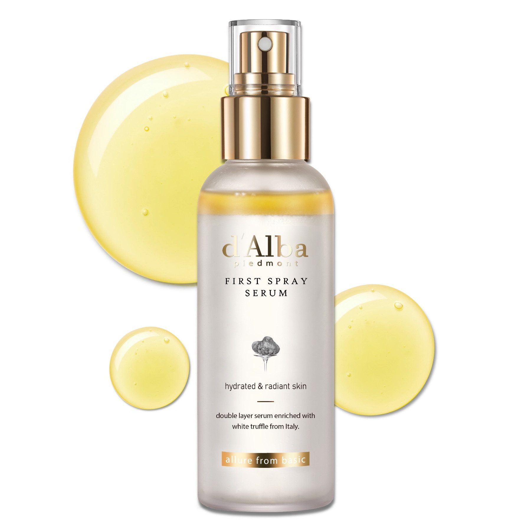 d'Alba Gesichtspflege First Spray Serum Korea Feuchtigkeit Glow Anti-Aging 100ml d’Alba, 1-tlg., Feuchtigkeitscreme, Stresslinderung