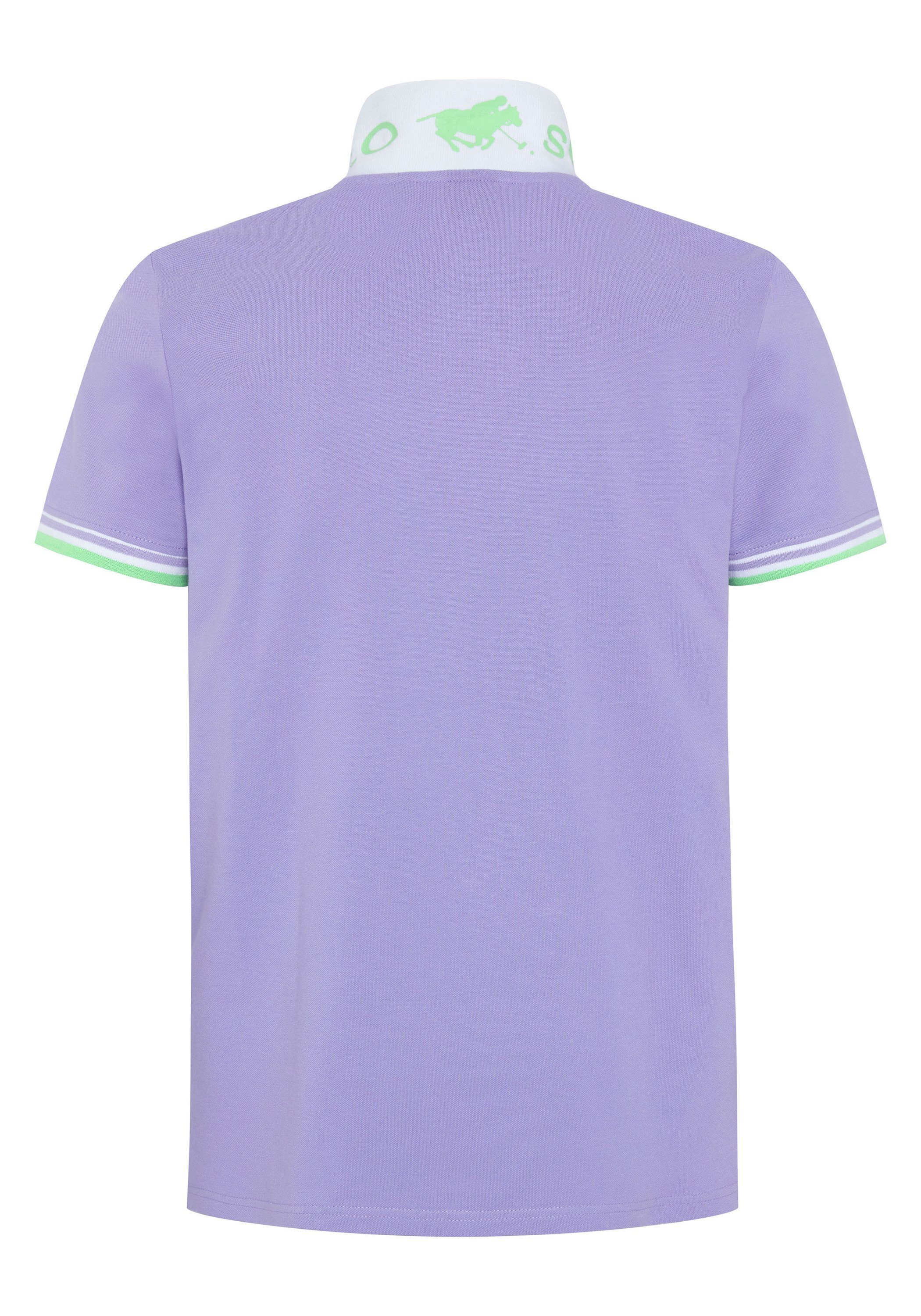 Polo Sylt Poloshirt mit Kontrast-Akzenten