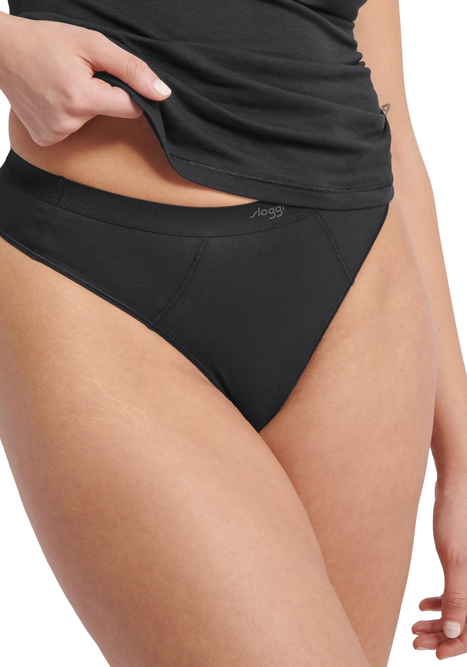 sloggi String EVER Ease (2er Pack) temperaturausgleichend, atmungsaktiv, weich, elastisch