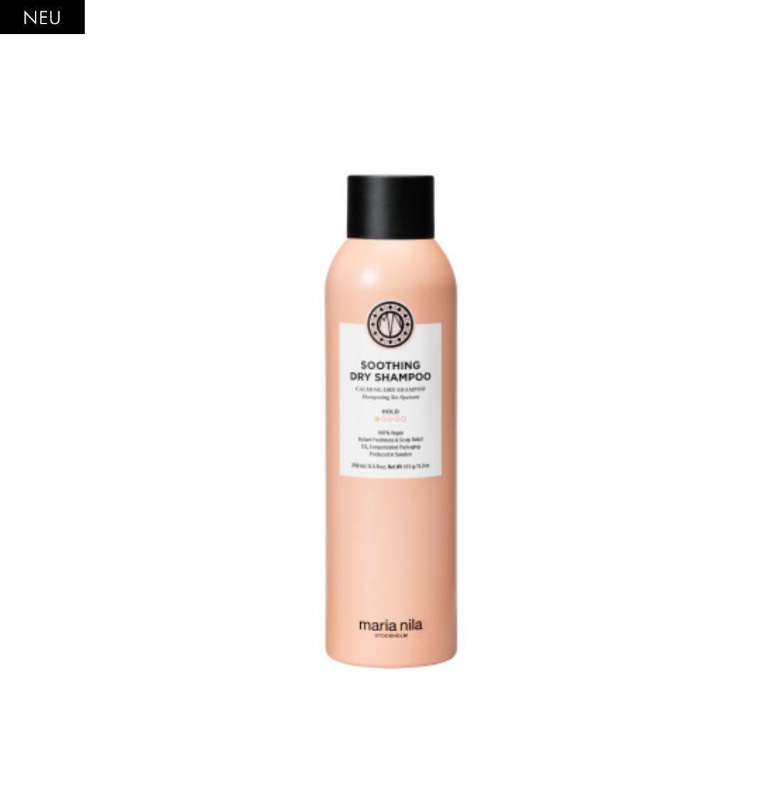 Maria Nila Trockenshampoo Soothing Dry NEU, 250 Trockenshampoo ml für 1-tlg., empfindliche Shampoo Kopfhaut