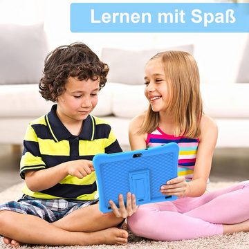 Semeakoko für Kinder von 3-12 Jahren mit Kinder Bildungs APP Tablet (10", 32 GB, Android 13, mit WiFi Bluetooth Dual Kamera Elterliche Kontrolle Kids Tablet)