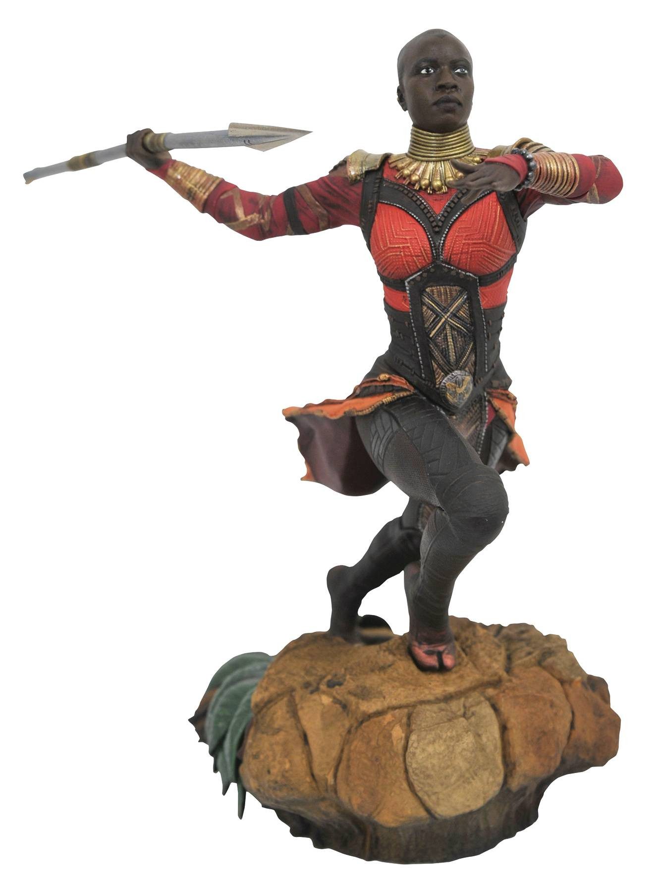 Diamond Select Actionfigur MARVEL GALLERY BLACK PANTHER MOVIE OKOYE PVC STATUE