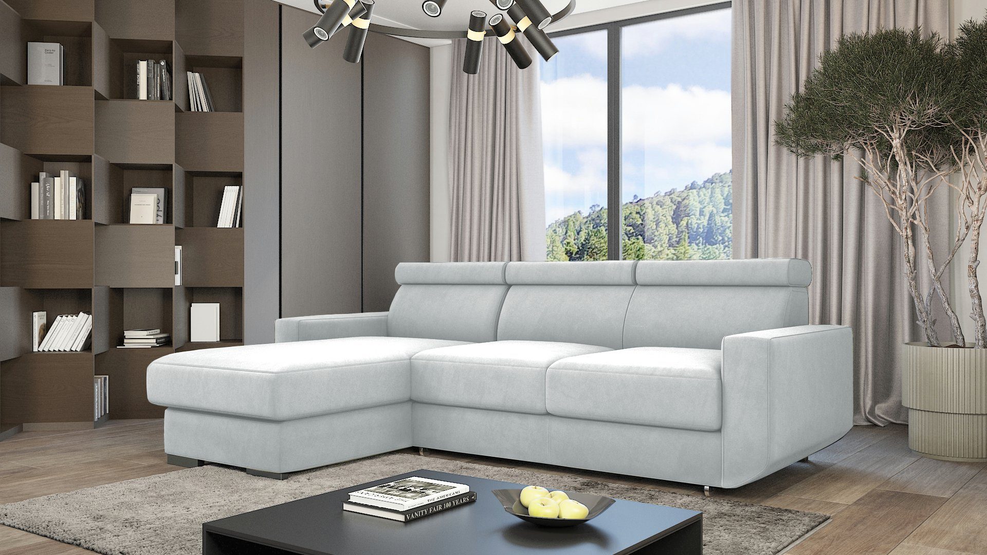MOEBLO Ecksofa BURNO, Eckcouch L-Form mit günstig online kaufen