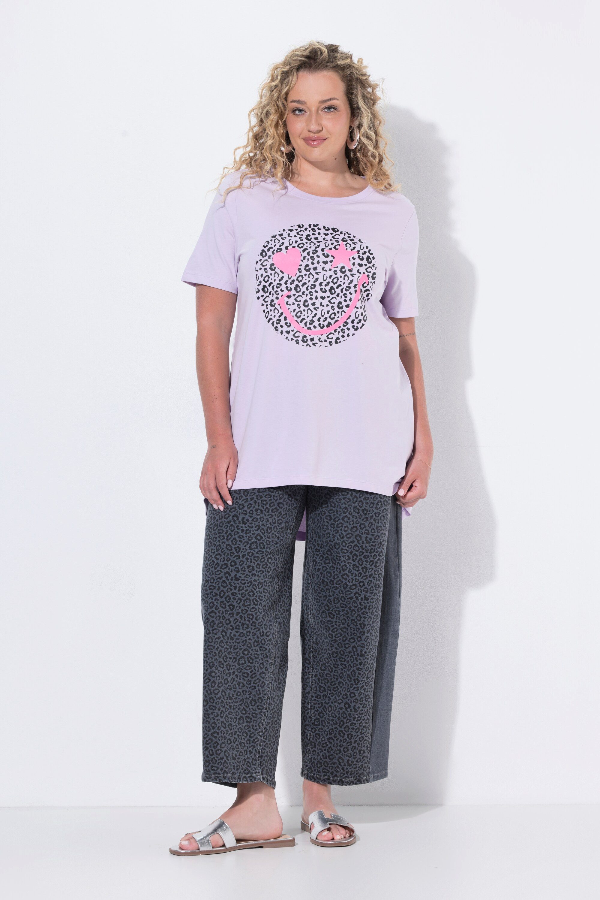 Angel of Style T-Shirt T-Shirt A-Linie Leo/Neon Smiley