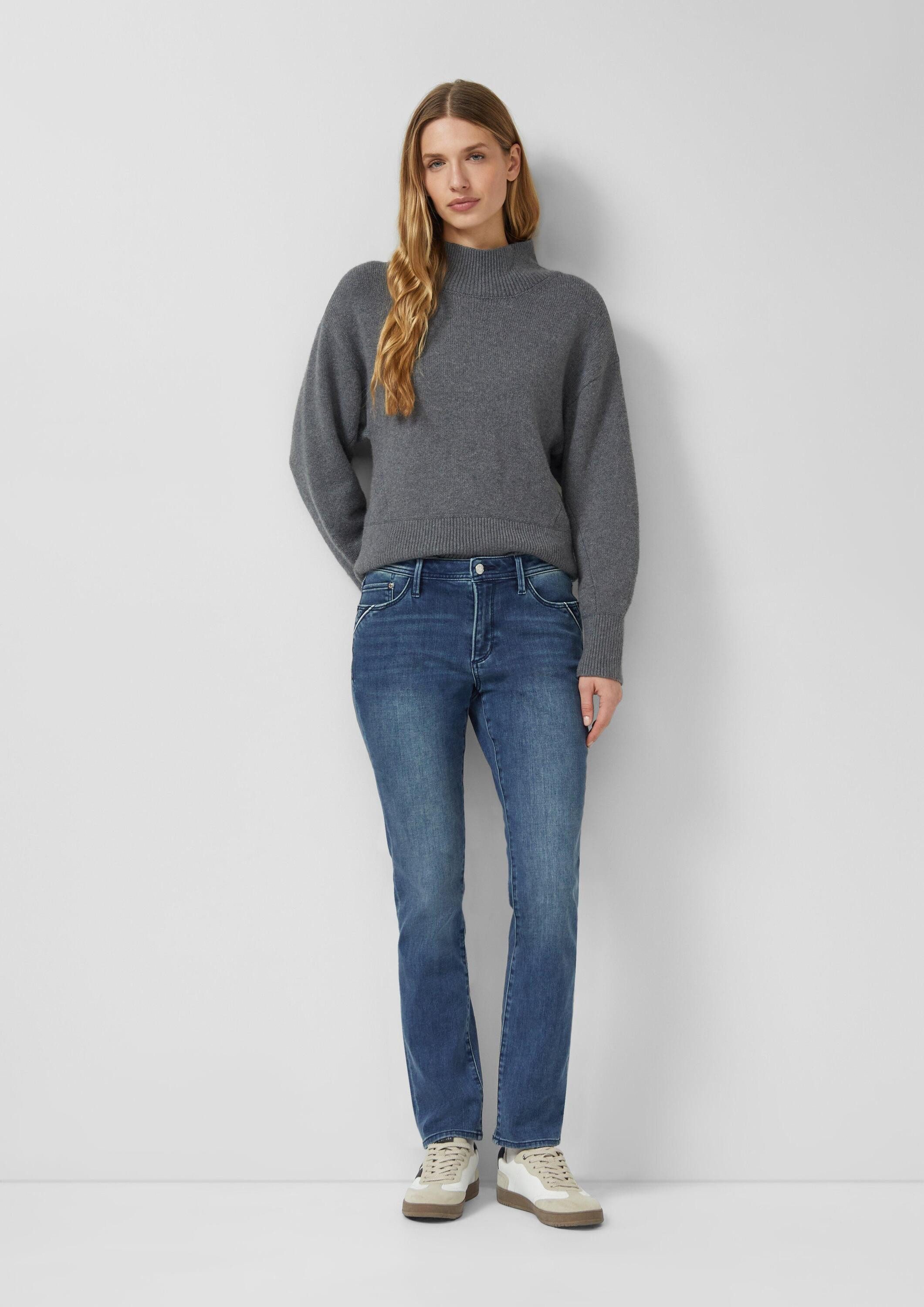 s.Oliver Slim-fit-Jeans Jeans-Hose BETSY Jeans Betsy / Slim Fit / Mid Rise / Slim Leg / cosy inside