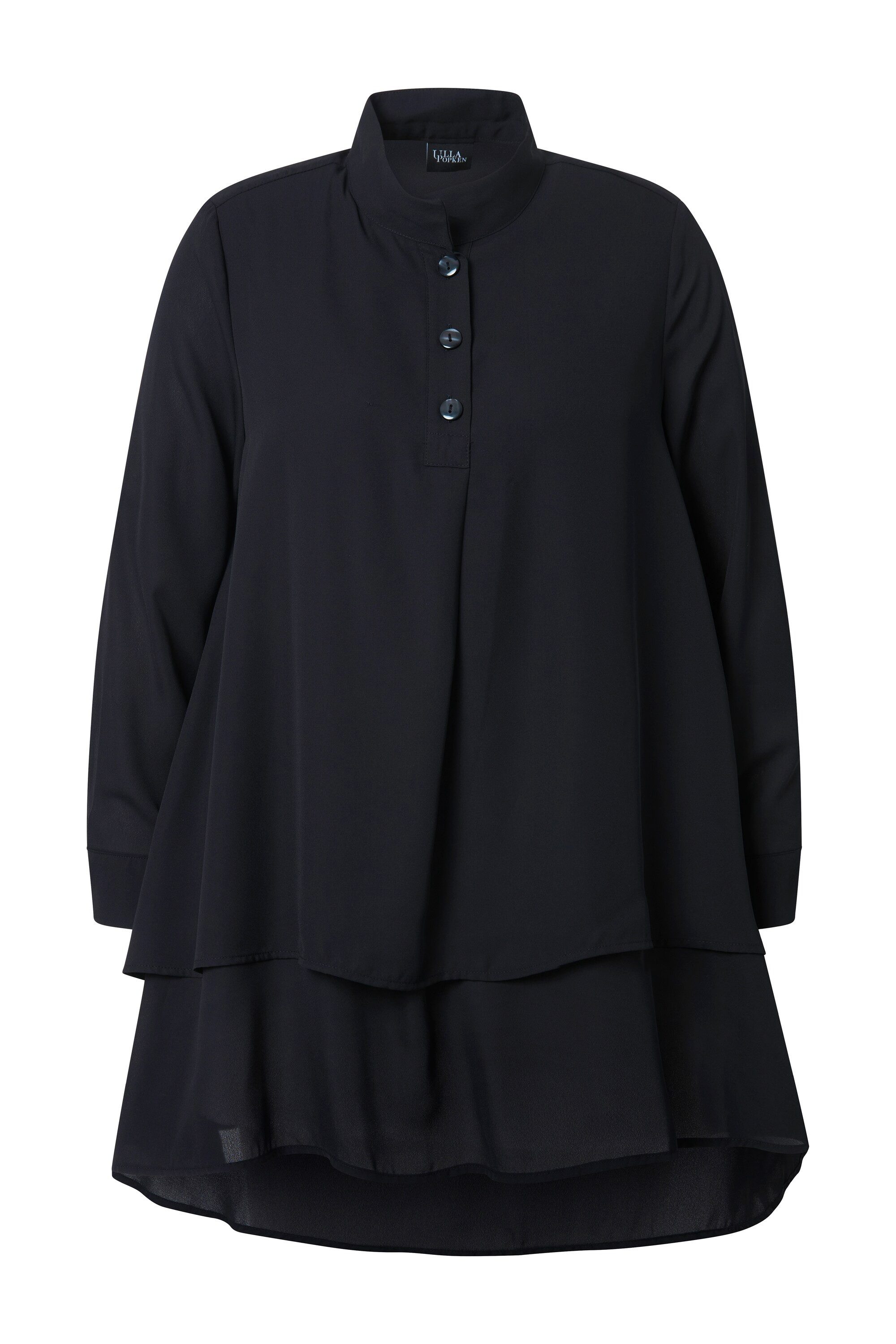 Ulla Popken Tunika Tunika Lagenoptik A-Linie günstig online kaufen