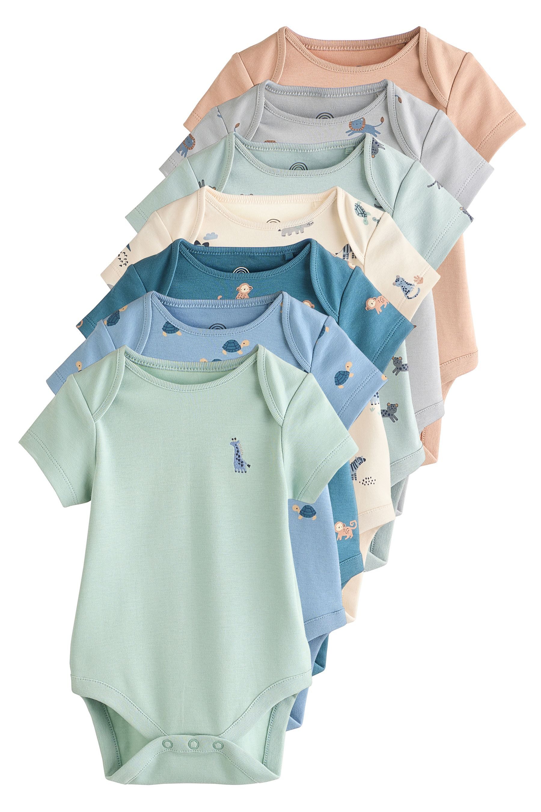 Langarmbody Babybodys im 7er-Pack