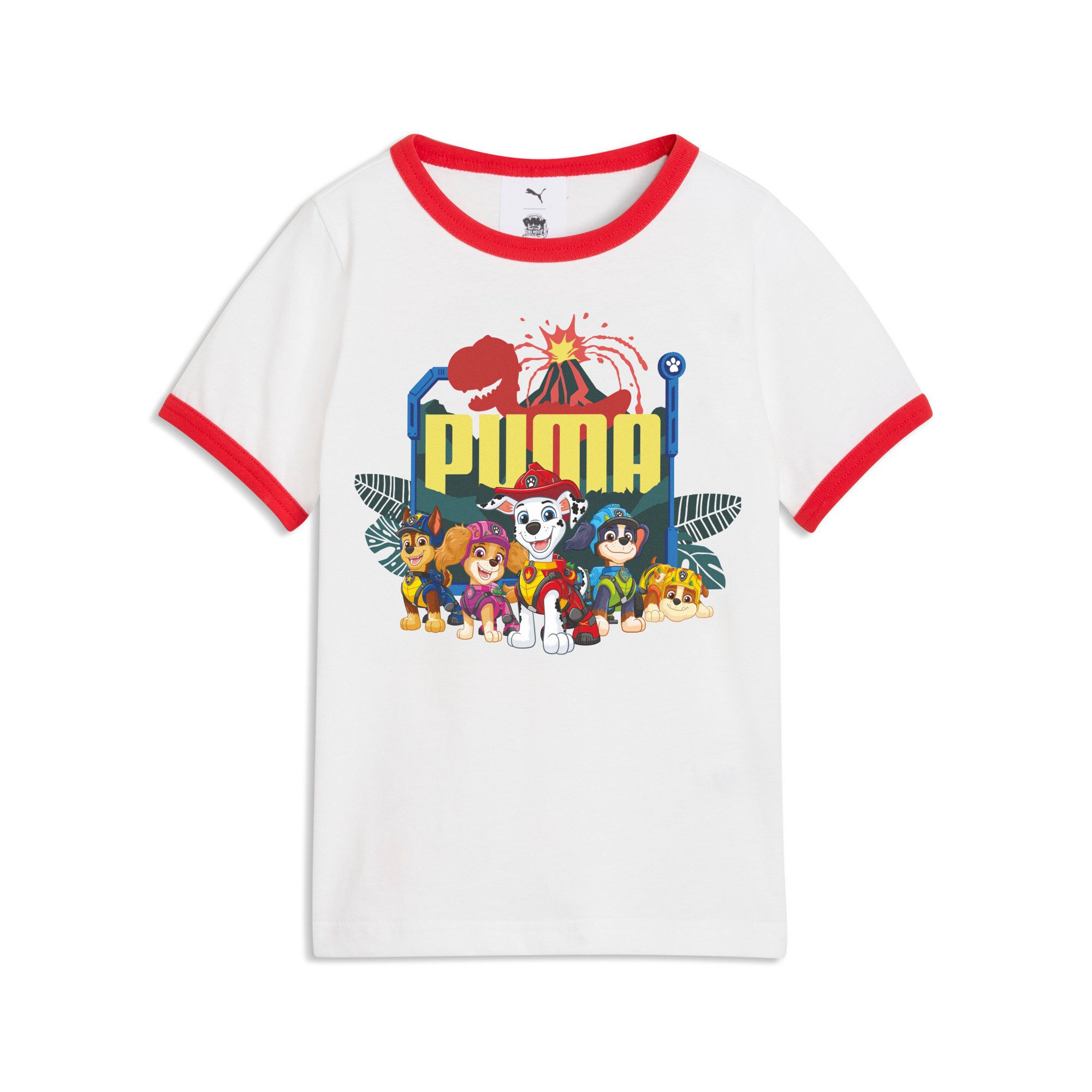 PUMA T-Shirt X PAW PATROL RINGER TEE Regular Fit, Kurzarm, für Kinder, mit Rundhalsausschnitt – Bild 4 von 5