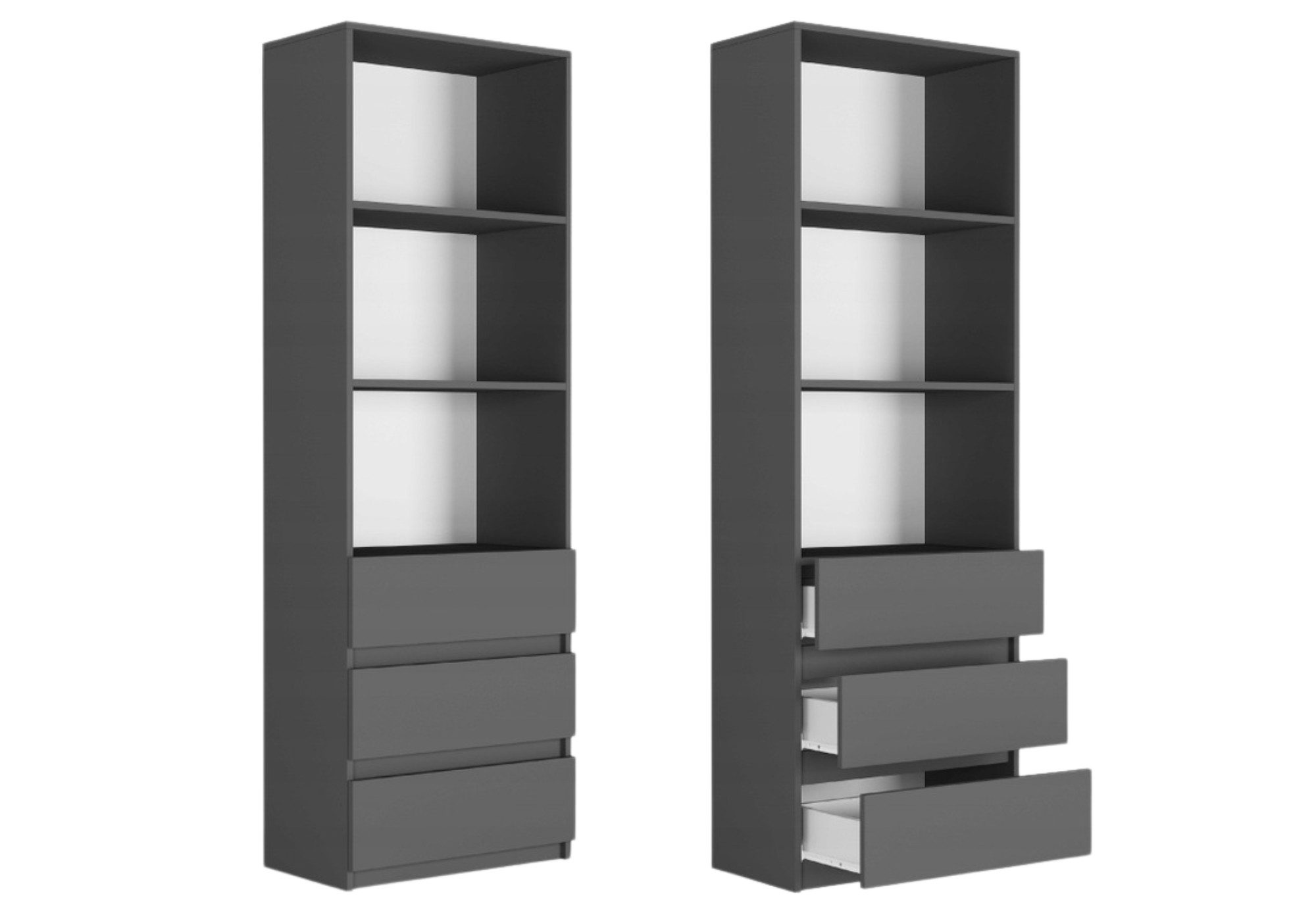 Home Collective Bücherregal mit 3 Schubladen günstig online kaufen