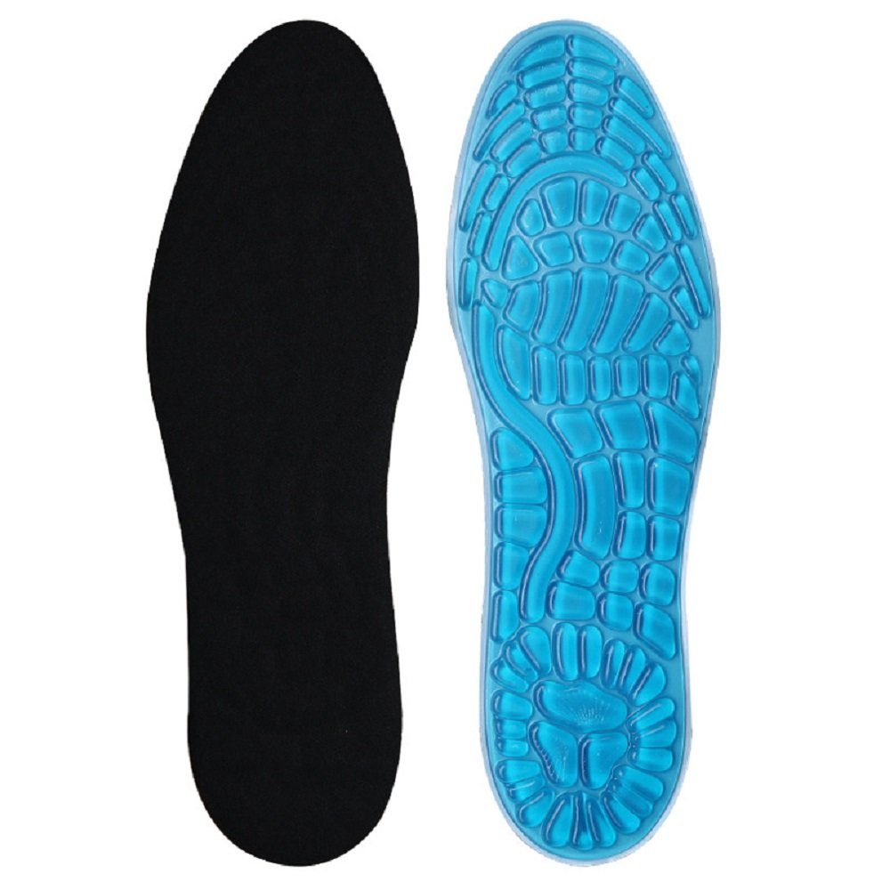 COOL-i ® Einlegesohlen, Gelsohlen,Stoßdämpfende Silikon Schuhpads Arch Support Waschbare,für Männer und Frauen