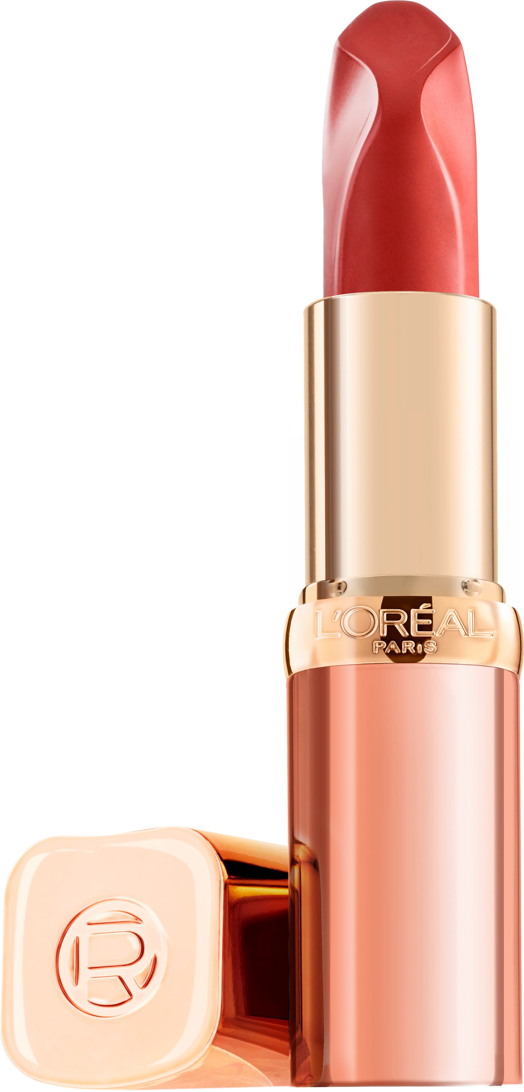 L'ORÉAL PARIS Lippenstift COLOR RICHE LES NUS, mit Ölen und Pigmenten, für strahlende Lippen