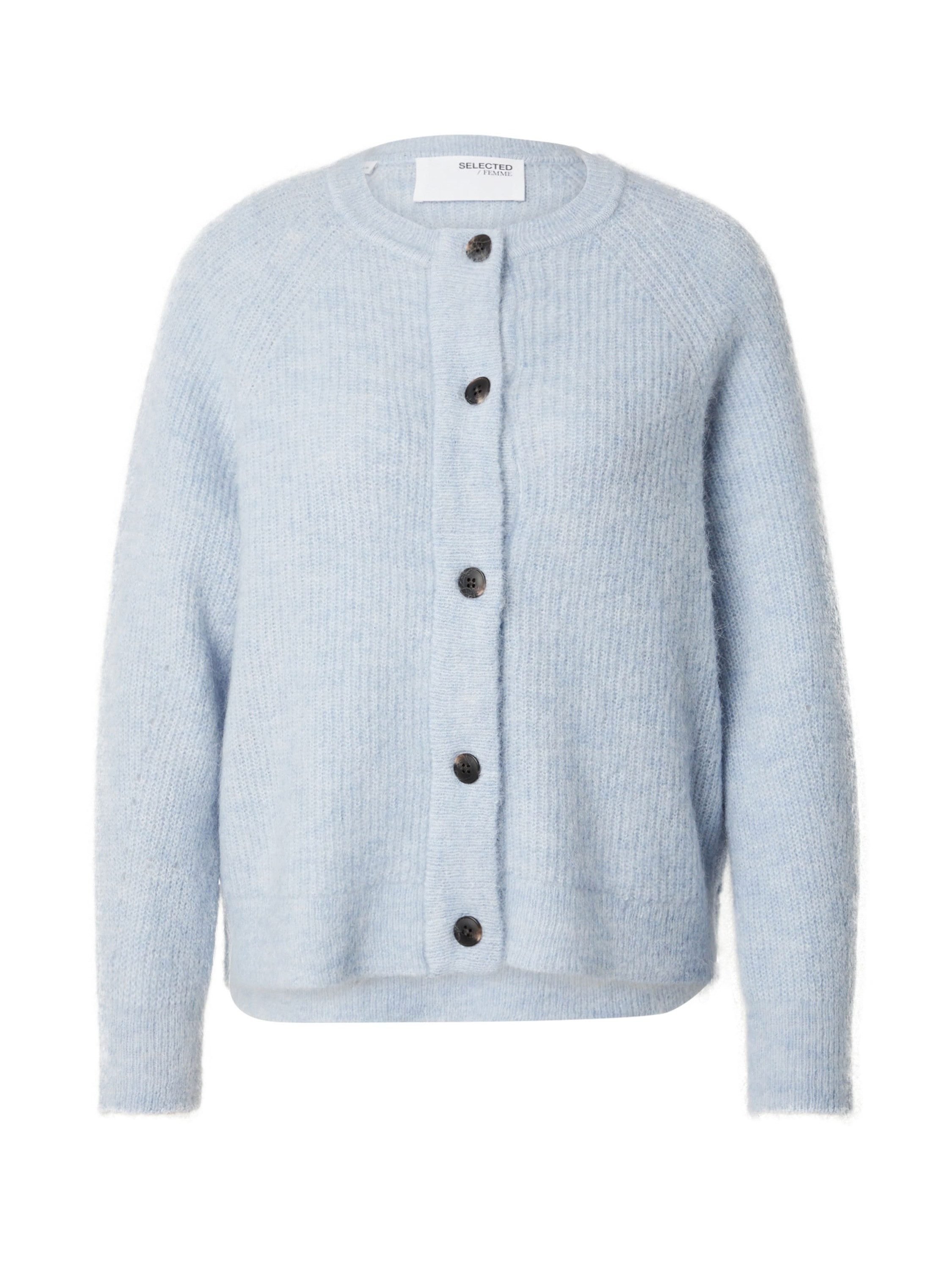 SELECTED FEMME Strickjacke Lulu (1-tlg) Lochmuster günstig online kaufen