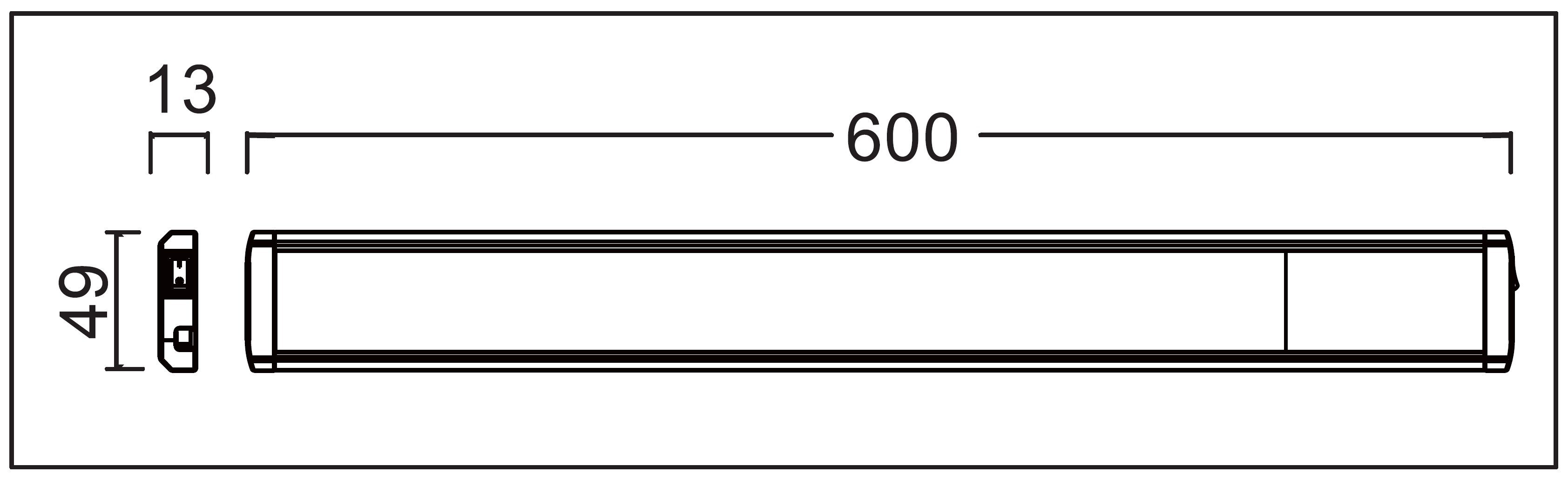 TRANGO LED Unterbauleuchte, Dimmfunktion, 2533 LED Unterbaulampe 4-Stufen dimmbar *SUN* Lichtleiste, Küchenunterbau Beleuchtung 600mm lang 12 Watt 230V in Titan/weiß inkl. Touchdimmer ON/Off Schalter 3000K warmweiß Led Leiste, Aufbauleuchte, Schrankbeleuchtung, Unterbauleiste