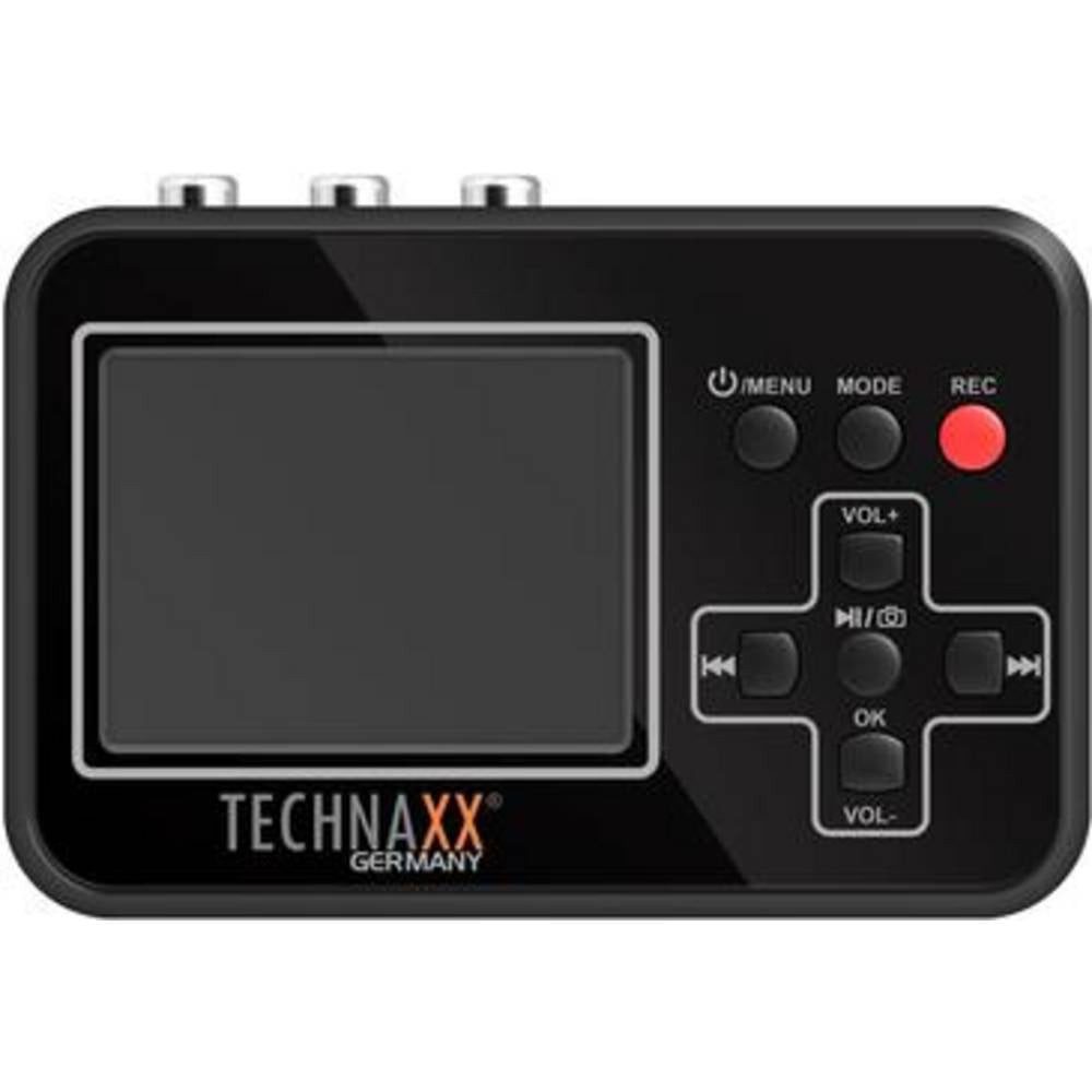 Technaxx Retro Video Digitalisierer 4980 Gameplay-Aufnahmegerät (Livestream-Funktion, Plug und Play, inkl. Video-Bearbeitungssoftware)