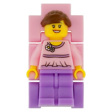 LEGO® Quarzuhr LEGO Classic Pink Lady Kinder Uhr, Kinderuhr rund, klein (ca. 28mm) Kunststoffarmband rosa, pink, weiß