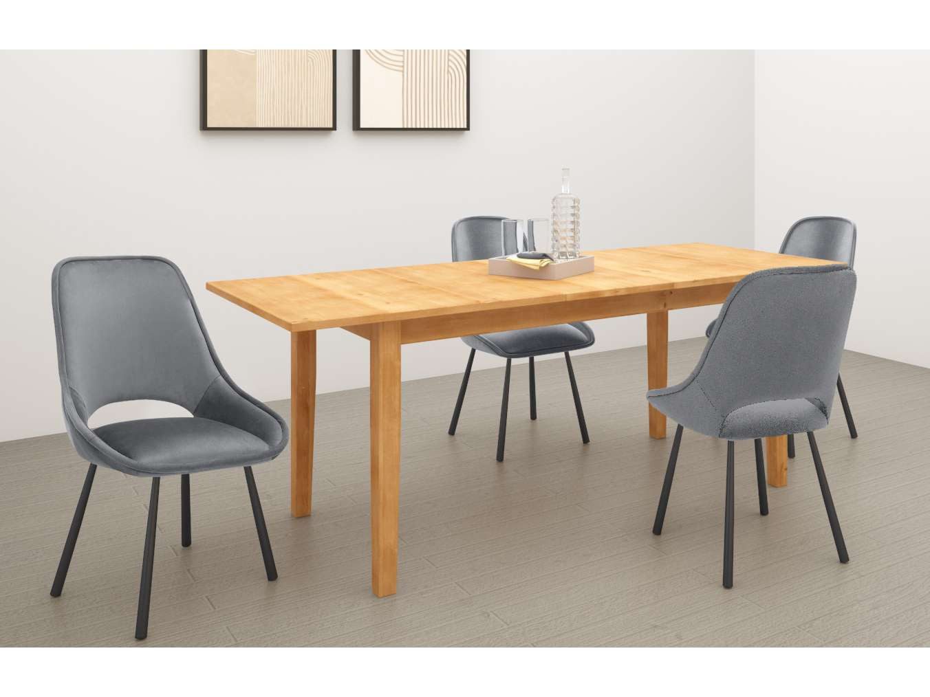 OTTO home Esstisch Dakota, aus massivem Kiefernholz, ausziehbar, Breite 160-200 cm