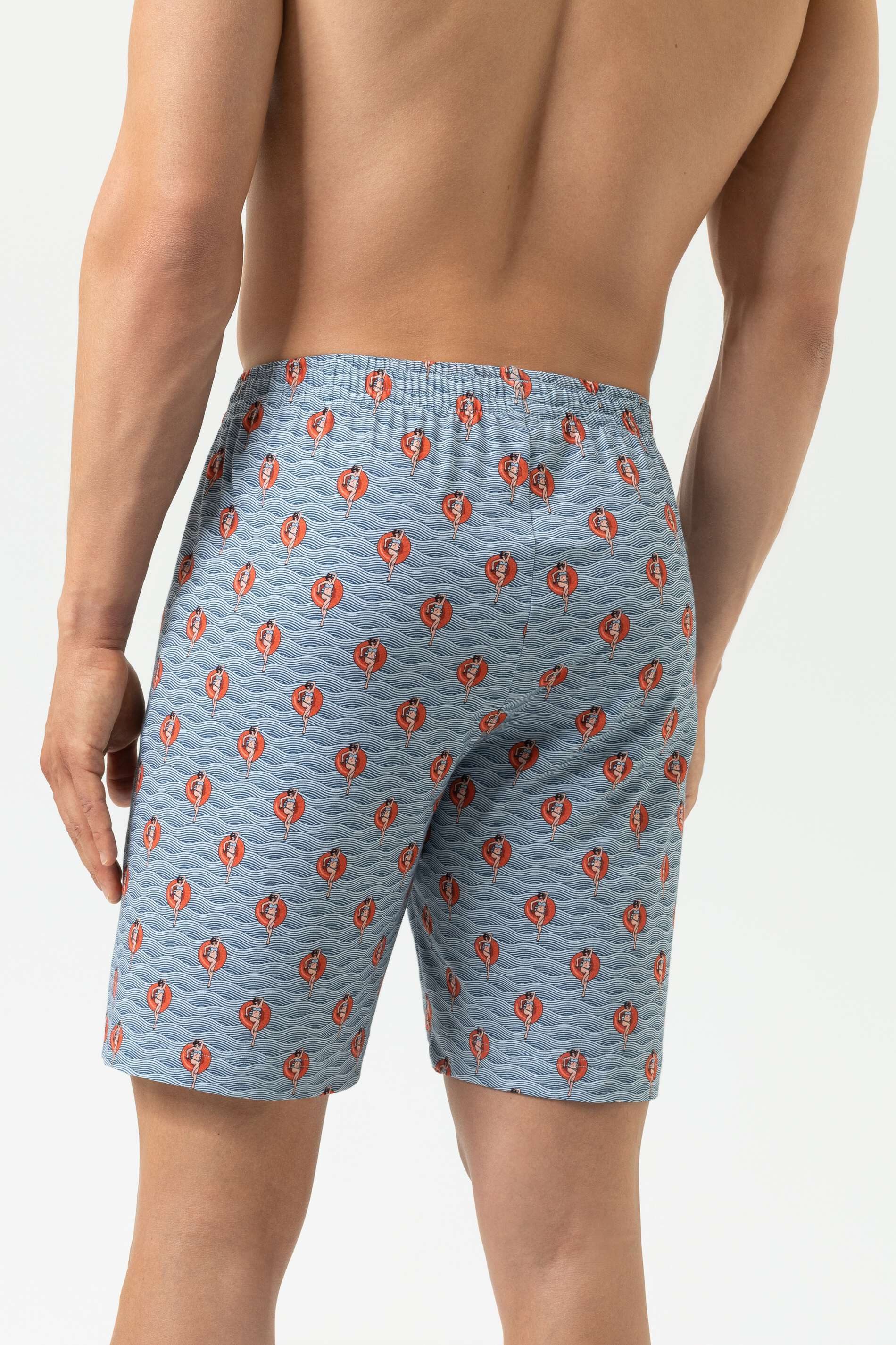 Mey Schlafhose Mey Hose kurz Serie Wave Swing mit Print Shorts (1-tlg) Kurze Pyjamahose, Gemustert, weiche Jersey-Qualität