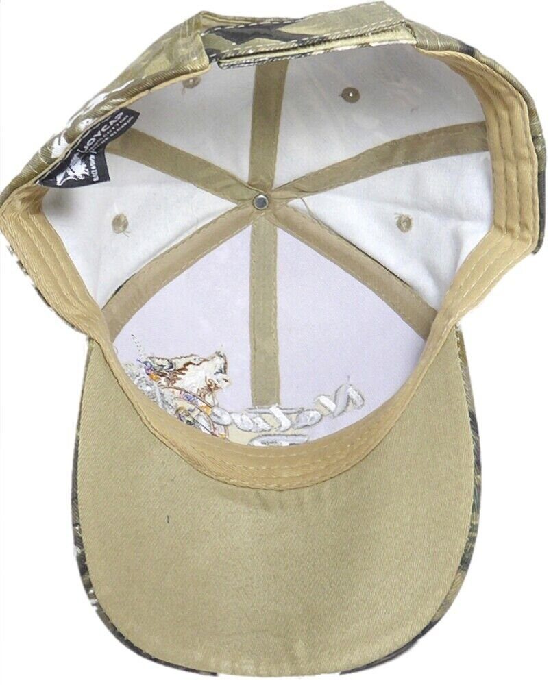 Cap oder Baseball Adler bestickt mit Camouflage Wolf Westernlifestyle