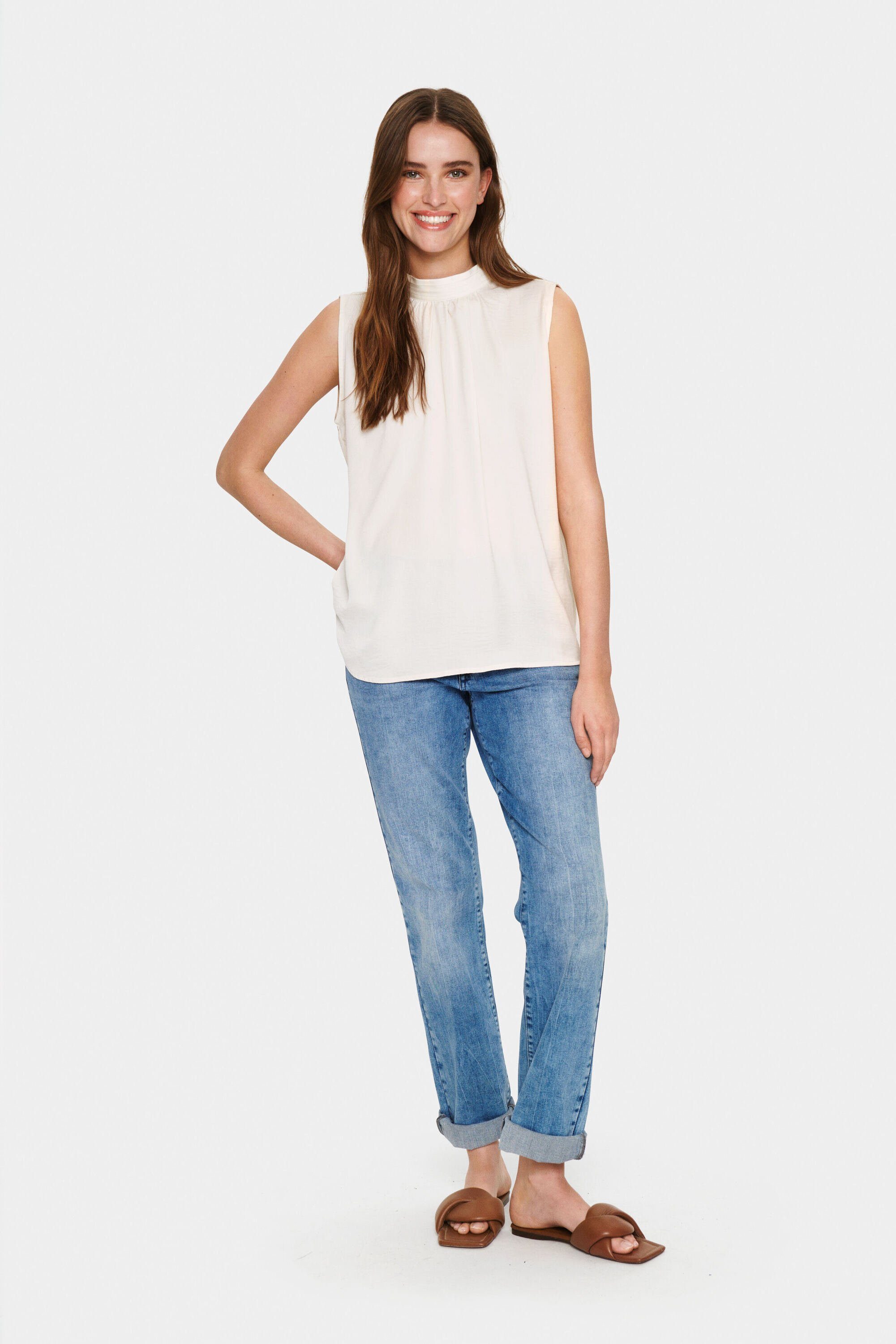 Saint Tropez Blusentop Bluse ärmellos AileenSZ – Bild 5 von 5