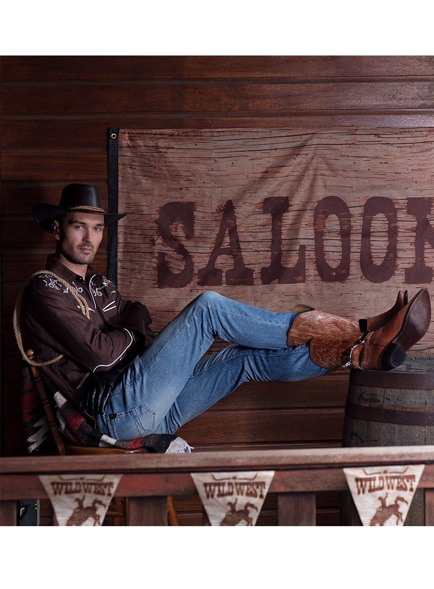 Boland Cowboy-Kostüm Cowboy Lasso, Ideal zum Einfangen von Rindern und Fesseln von Bankräubern