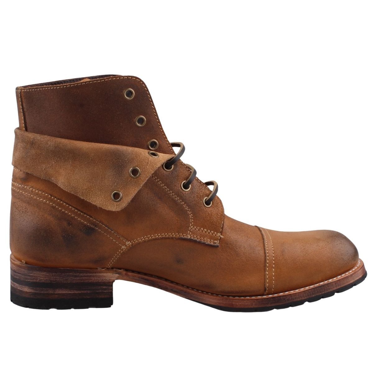 Sendra Boots 11934-Serramex Habana Us. Negro Stiefel