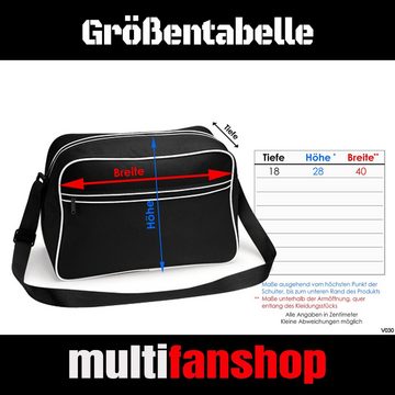 multifanshop Schultertasche Stuttgart - Schriftzug - Tasche