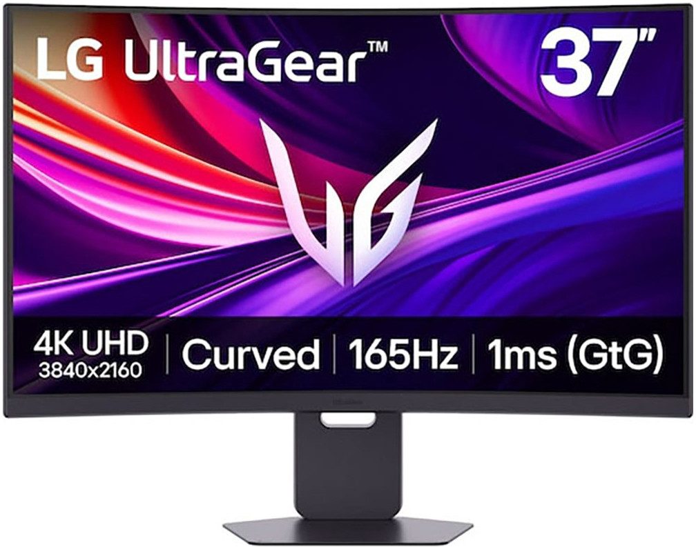 LG 37G800A Curved-Gaming-Monitor (93 cm/37 ", 3840 x 2160 px, 4K Ultra HD, 1 ms Reaktionszeit, 165 Hz, VA LED)