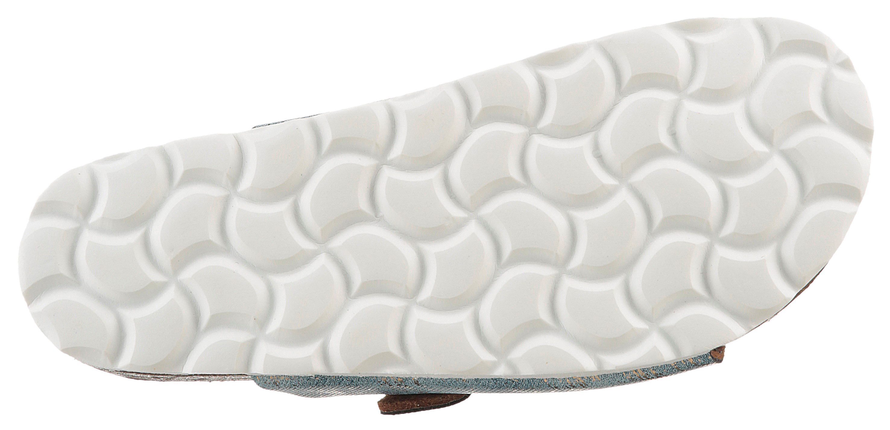 KIDSWORLD Pantolette Sommerschuh, Strandschuh, Urlaubschuh, Hausschuh mit Schnallen