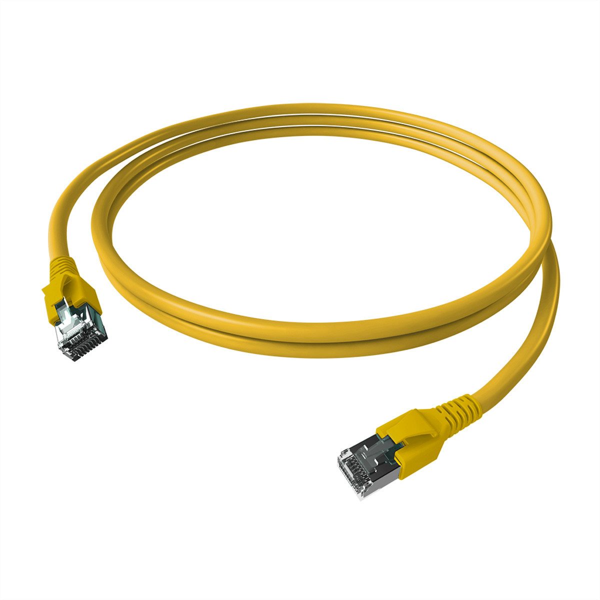 Easylan FlexBoot Patchkabel Cat.6A LAN-Kabel, RJ-45 Männlich (Stecker), RJ-45 Männlich (Stecker) (100.0 cm), S/FTP, CP1KYBYBY0010