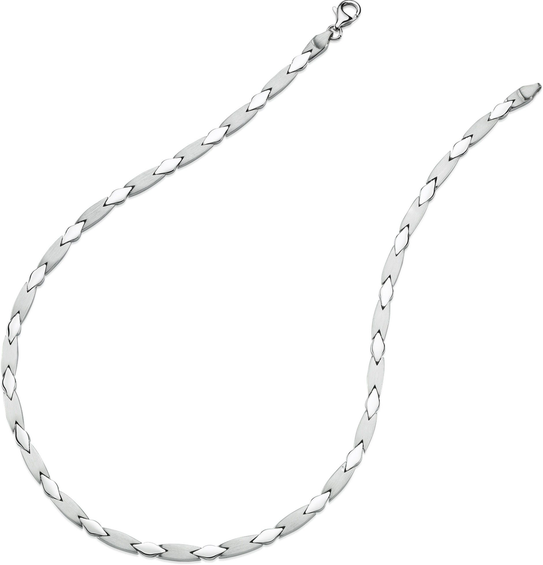 Silber, (Collier), Farbe: Silber Colliers, für Damen Balia Muster Collier Halsketten Damen 925 Sterling Balia silber Collier