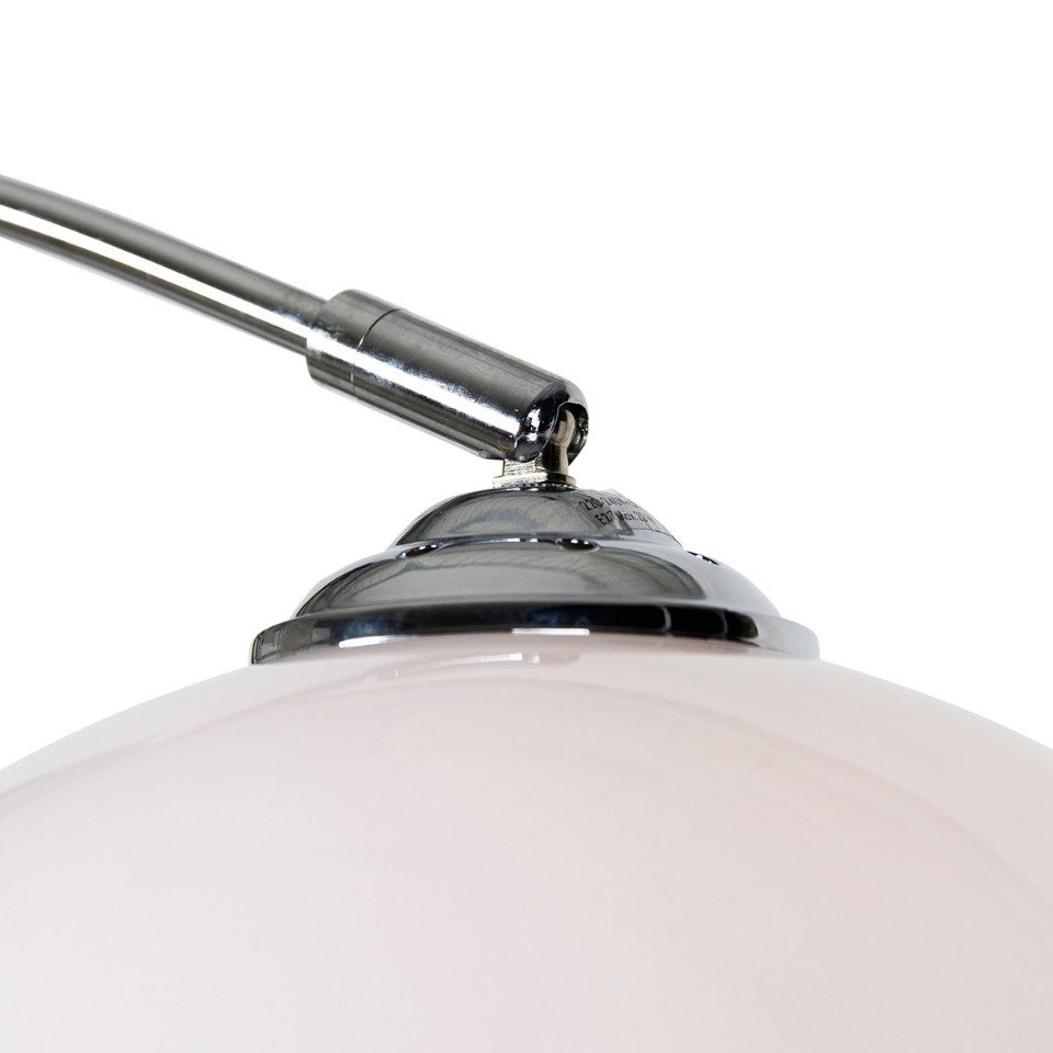 Qazqa Bogenlampe Arc-basic, ohne Leuchtmittel, Warmweiß