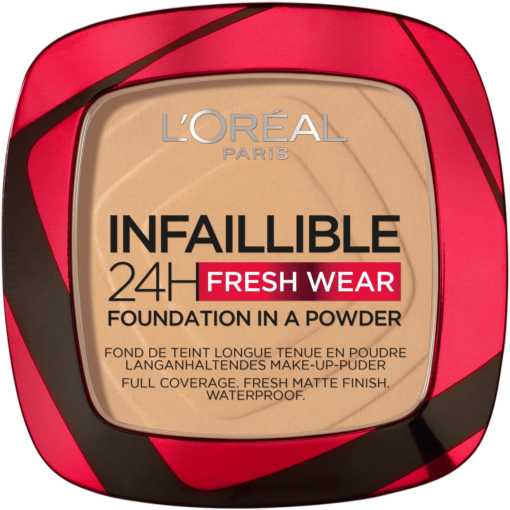 L'ORÉAL PARIS Puder Infaillible 24H Fresh Wear, mit langanhaltender Formel